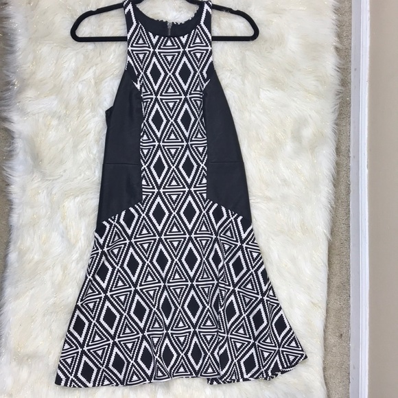 TBags Los Angeles Dresses & Skirts - TBags Los Angeles | Faux Leather Skater Dress🖤